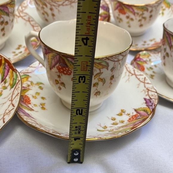 6 Royal Albert cups and saucers 1930 “Virginia”. RARE - Picture 12 of 16